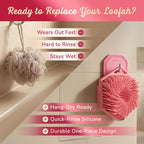 SILKLE Silicone Body Scrubber – Gentle Exfoliating Shower Scrubber - Image 3