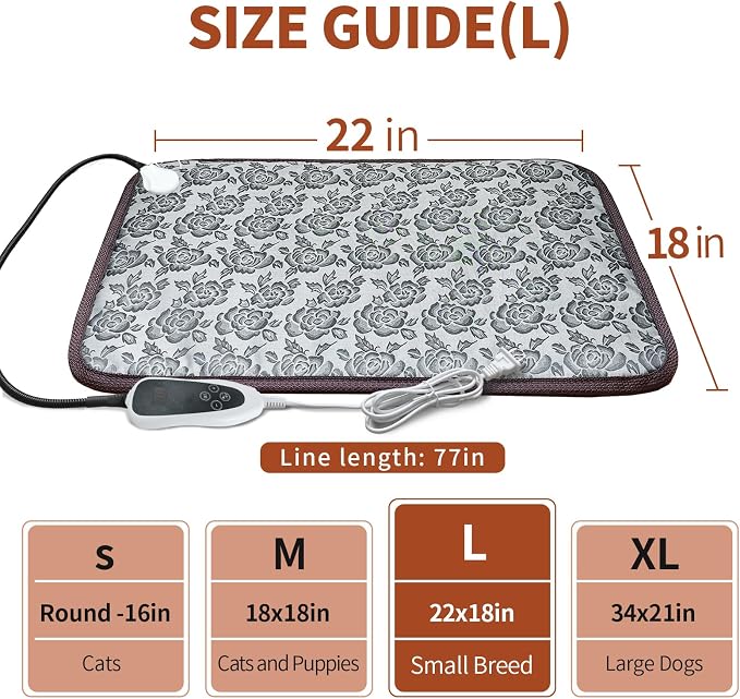 GOLOPET Pet Heating Pad 22x18 in - Image 2
