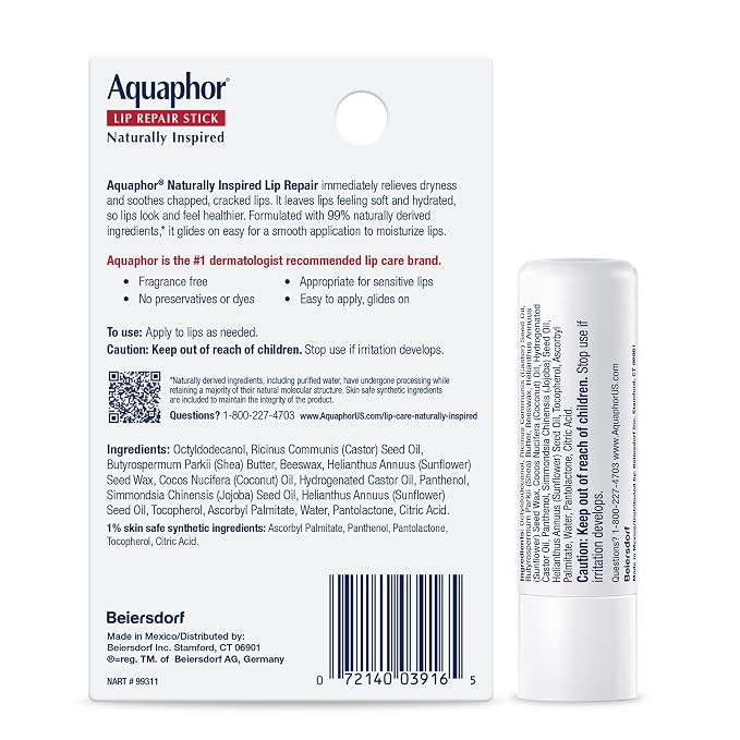 Aquaphor Naturally Inspired Lip Repair Stick - Image 10