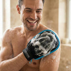 Korean Exfoliating Mitt & Body Scrub Glove – Deep Dead Skin Remover - Image 4
