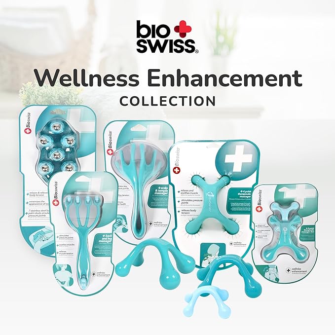 BioSwiss Head Massager, Handheld Scalp and Temple Tingler and Scratcher - Image 7