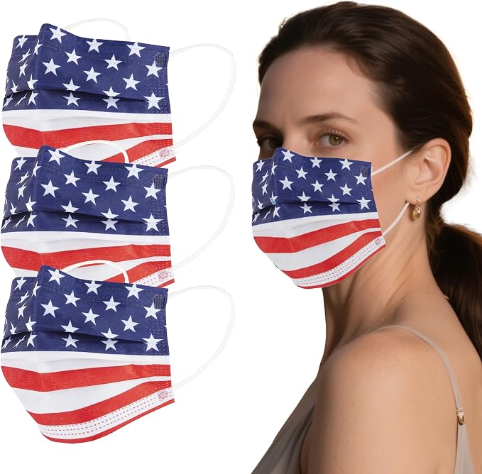 akgk 100PCS Disposable Face Masks - Image 4