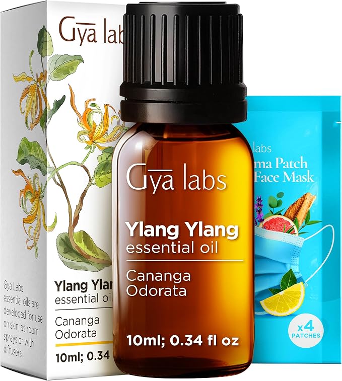 100% Pure Ylang-Ylang Essential Oil by GyaLabs