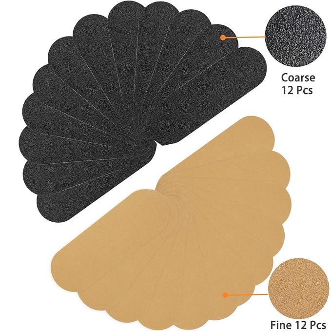 Stainless Steel Pedi File Refill, 100&180 Grit - Image 2