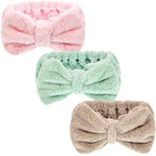 3 Pieces Towel Headbands for Women Makeup Headband for Washing Face Makeup Spa by Hicarer