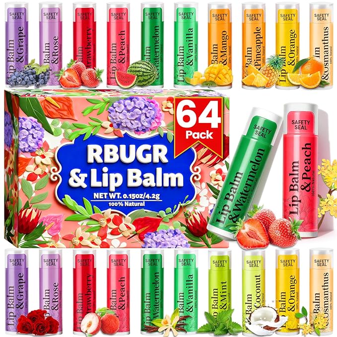 RBUGR 64 Pack Lip Balm by RBUGR