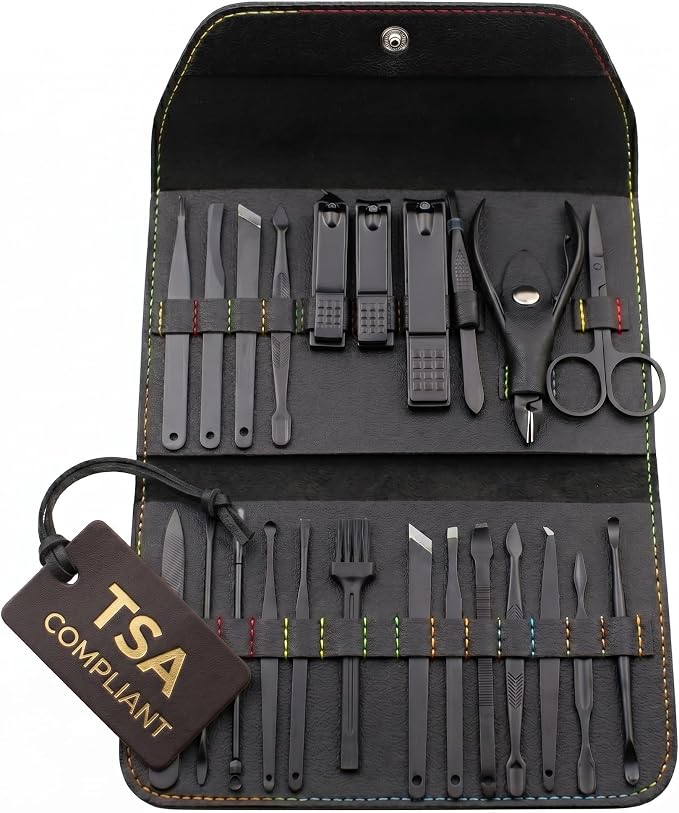 Earth & I Precision-Forged Stainless Steel Manicure Set by EarthI