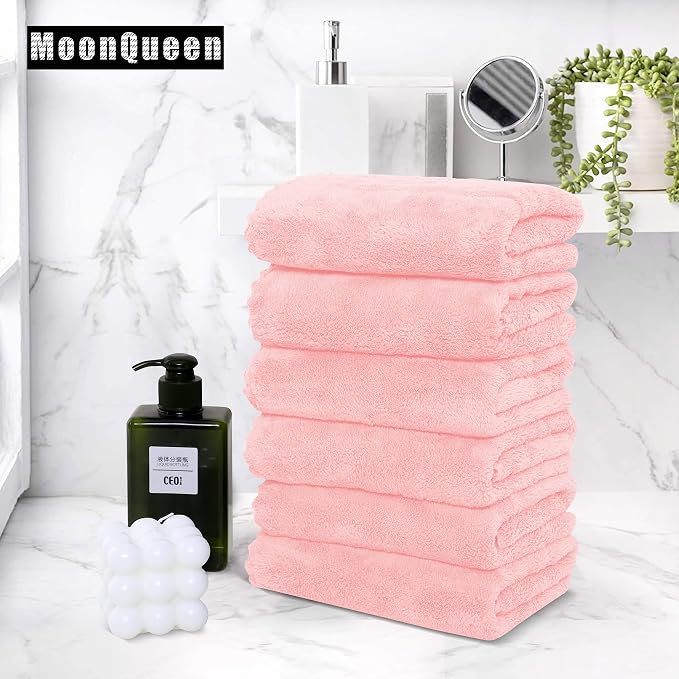 MOONQUEEN 6 Pack Premium Hand Towels - Image 5
