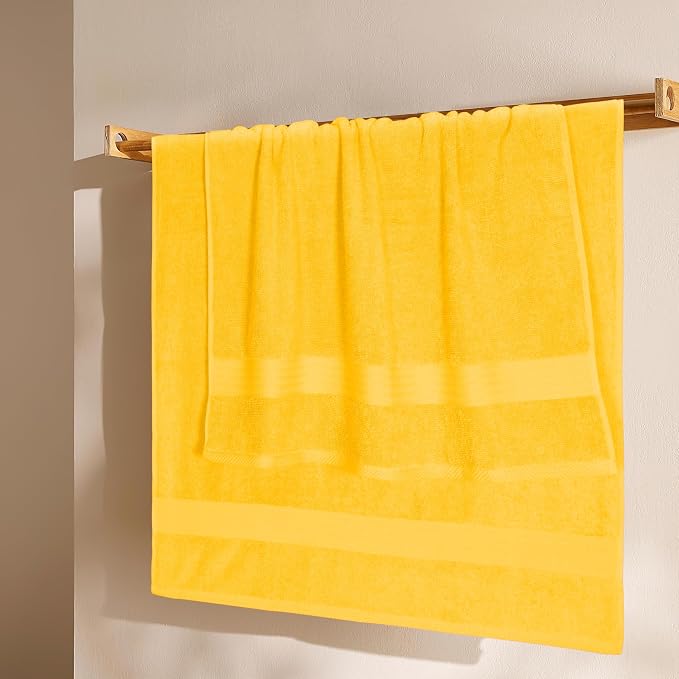 GLAMBURG Premium Cotton 4 Pack Bath Towel Set - Image 3