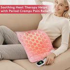 UTK XL Heating Pad for Back, Electric Heat Pad for Period Cramps Pain Relief - Image 2