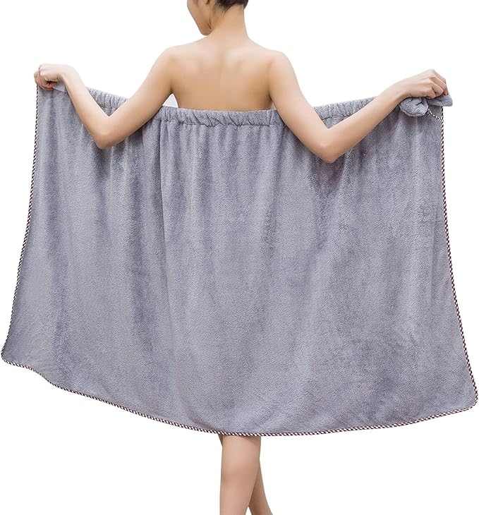 GOSCHE Towel Wrap for Women, Adjustable Shower Wrap Towel by GOSCHE