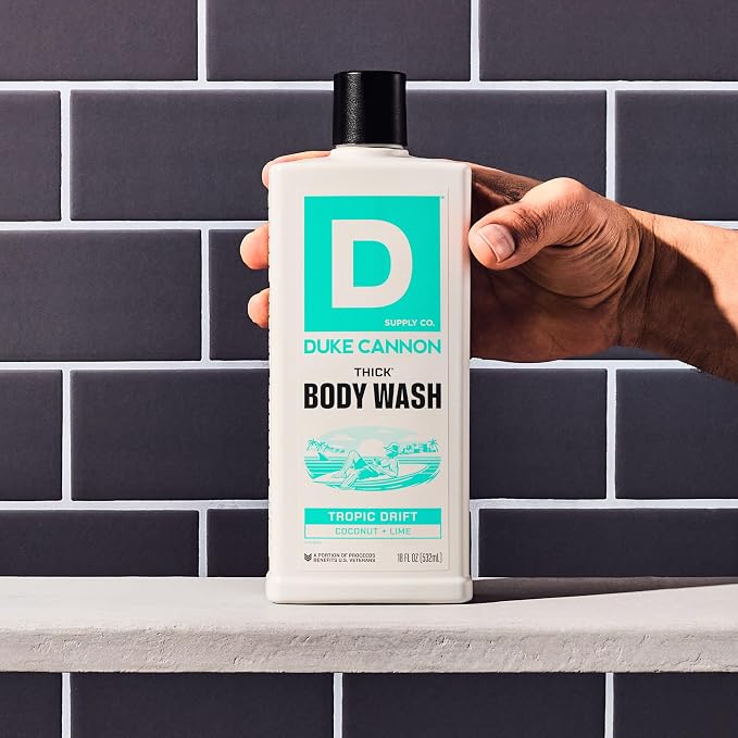 Duke Cannon THICK® Body Wash for Men – Tropic Drift, 18 oz – High-Viscosity - Image 3