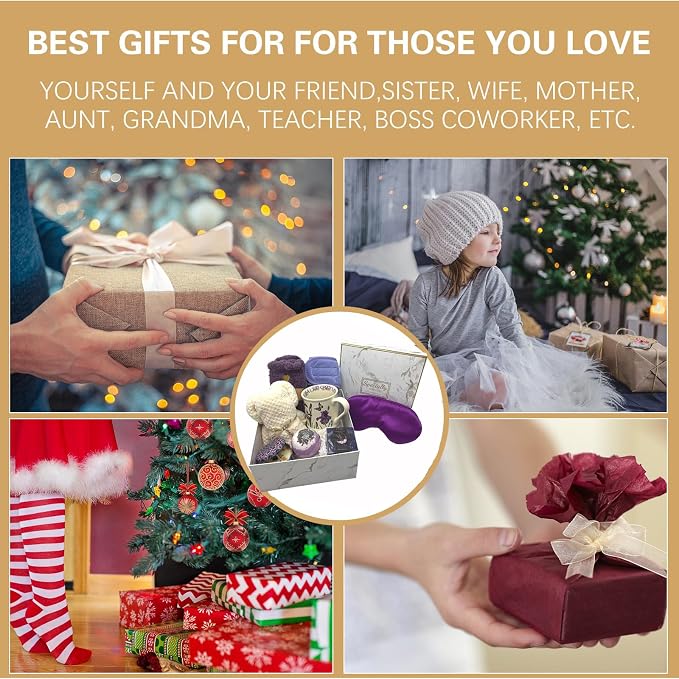 Spa Gift Baskets for Women, Luxury Self Care Gifts for Mom, Get Well Soon Gifts - Image 7
