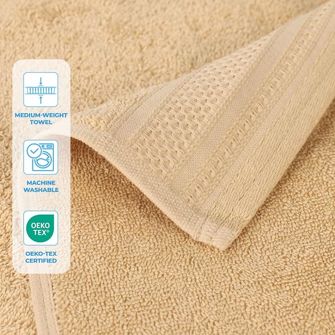 Superior Honeycomb Cotton Medium Weight Towels, - Image 6