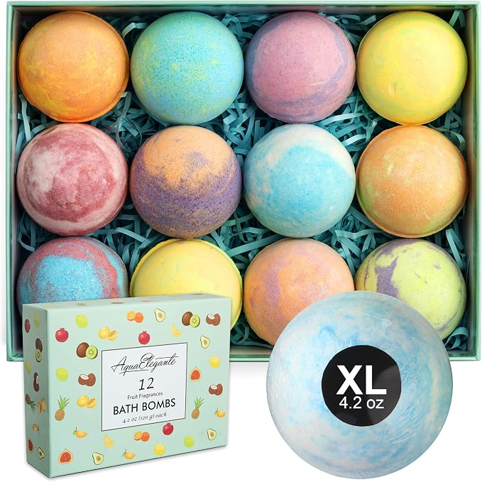 Aqua Elegante Tropical Fruit Bath Fizzies Set by AquaElegante