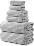 REDKISS Ultra Soft Bath Towels Set of 6 Large 35"x70" | 100% Microfiber by REDKISSOnline