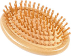 Bamboo Brush for Hair Growth, Natural Wooden Scalp Brush Mini Hair Scalp by Sliverdew