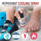 Rinse Bath & Body Peppermint Foot Spray - 4oz Handmade All Natural Cooling Foot - Image 6
