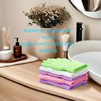 4 Pairs Exfoliating Bath Gloves, Nylon Double Sided Exfoliating Gloves - Image 5