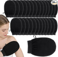 24 Pcs Black Exfoliating Gloves Bulk, Deep Exfoliating Glove by Unknown