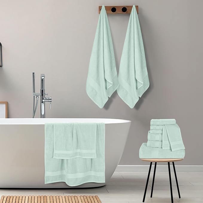 GLAMBURG Ultra Soft 24-Piece Towel Set - Image 5