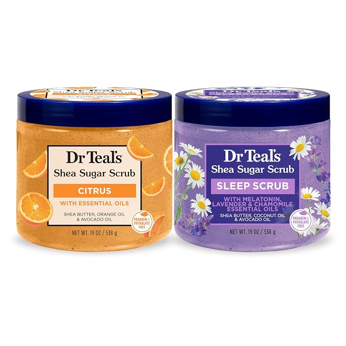 Dr Teal's Shea Sugar Body Scrub, Daytime/Nighttime by DrTeals