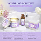 Lavender Spa Bath and Body Gift Set - Image 5