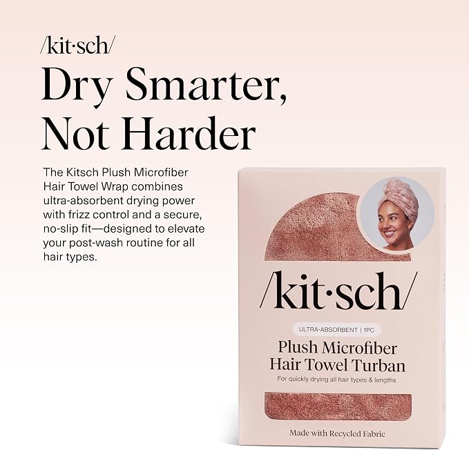 Kitsch Plush Microfiber Hair Towel Wrap - Image 2