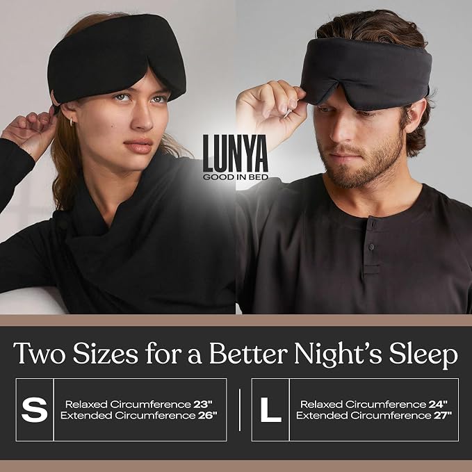 Lunya Washable Silk Sleeping Mask - Image 4
