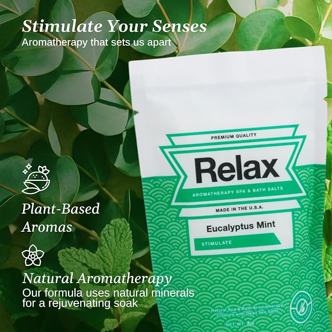 Relax Spa & Bath Aromatherapy Bath Salts Variety Pack - Image 4