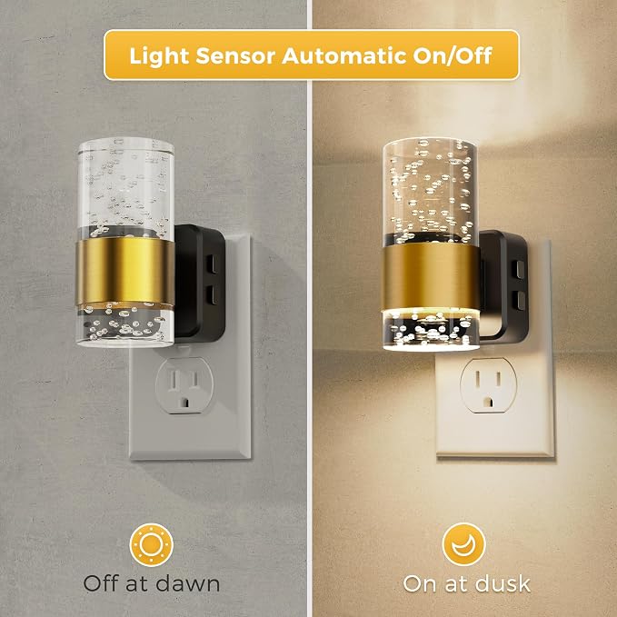 Night Lights Plug into Wall 2 Pack, Dimmable Night Light - Image 3