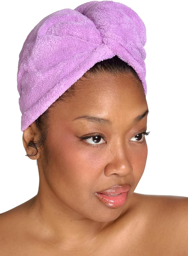 Hair Towel for Women & Kids by PurpleMangoBeauty