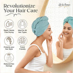 Lili&James 100% Cotton Hair Towel Wrap - Image 6