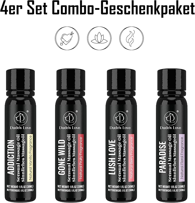 Organic Sensual Safe to Lick Body Massage Oils - Image 8