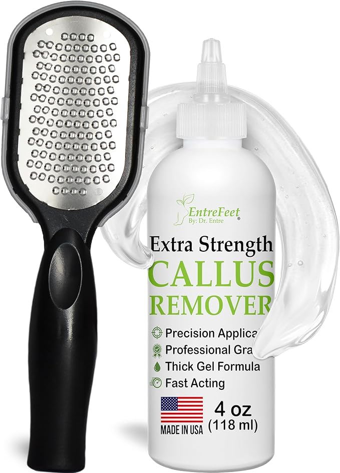 Dr. Entre's Callus Remover Gel & Foot File: Extra Strength Callus Remover by EntreFeet