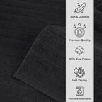Classic Turkish Towels CTT Luxury 6 Piece Towel Set, 100% Turkish Cotton - Image 4