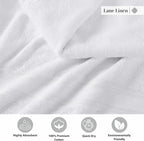 LANE LINEN 100% Cotton 4 Pack Bath Sheets - Image 6