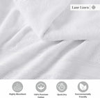 LANE LINEN 100% Cotton 4 Pack Bath Towels - Image 6