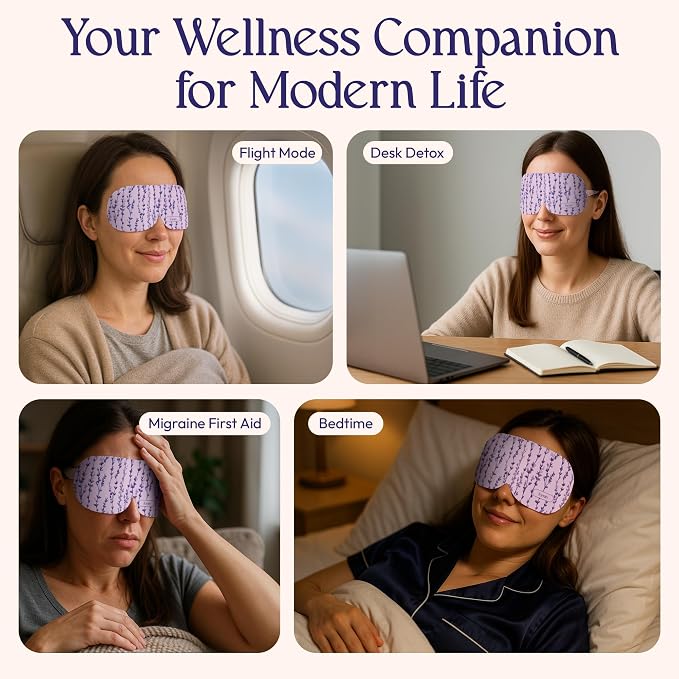 FOMIN Steam Eye Mask for Mothers Day Gifts, Self Heating Warm Compress for Dry - Image 4