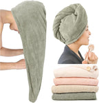 ROLSHOL Extra Large 4 Pack Microfiber Hair Towel Wrap by ROLSHOL