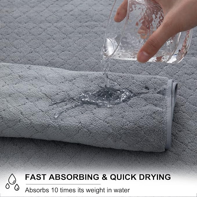 Ycosy 2 Pack Hand Towels Set 16"x31", Quick Dry Thick and Highly Absorbent Hand - Image 3