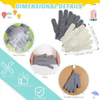 4 Pack Exfoliating Washcloth Back Scrubber Set, 2 Exfoliating Body Scrubber - Image 3