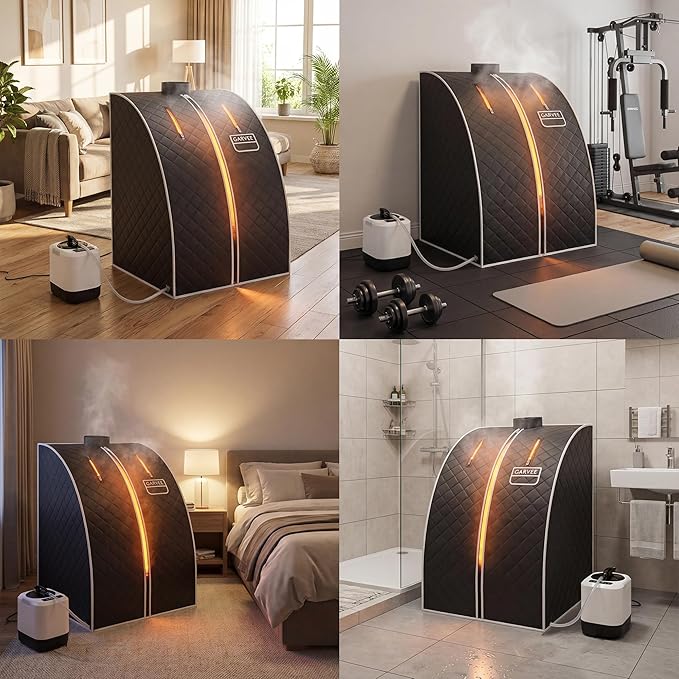 Garvee Sauna Box, Portable Steam Sauna Tent - Image 5