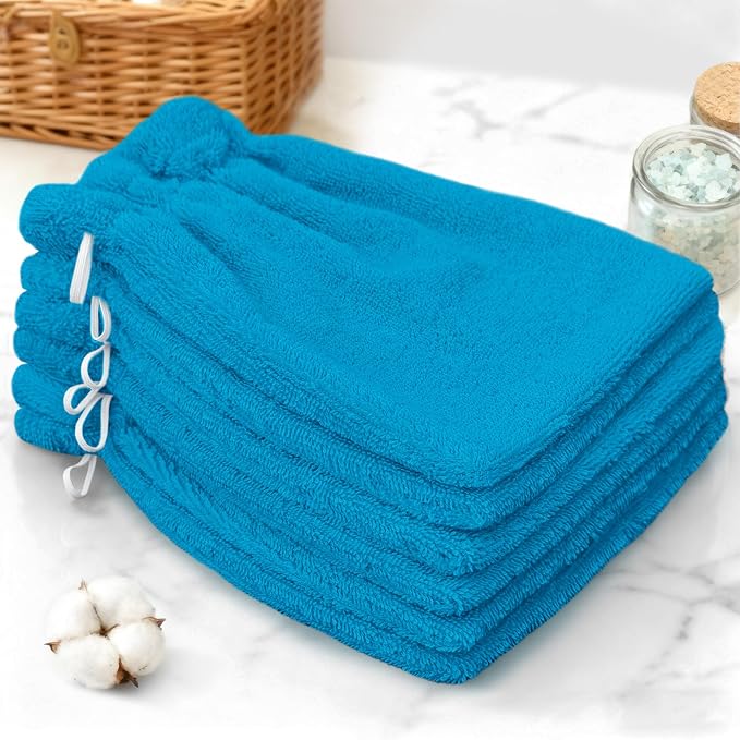 VOOVA & MOVAS Wash Mitts for Body 6-Pack, 100% Cotton Soft Absorbent Wash Cloths by VOOVAMOVAS