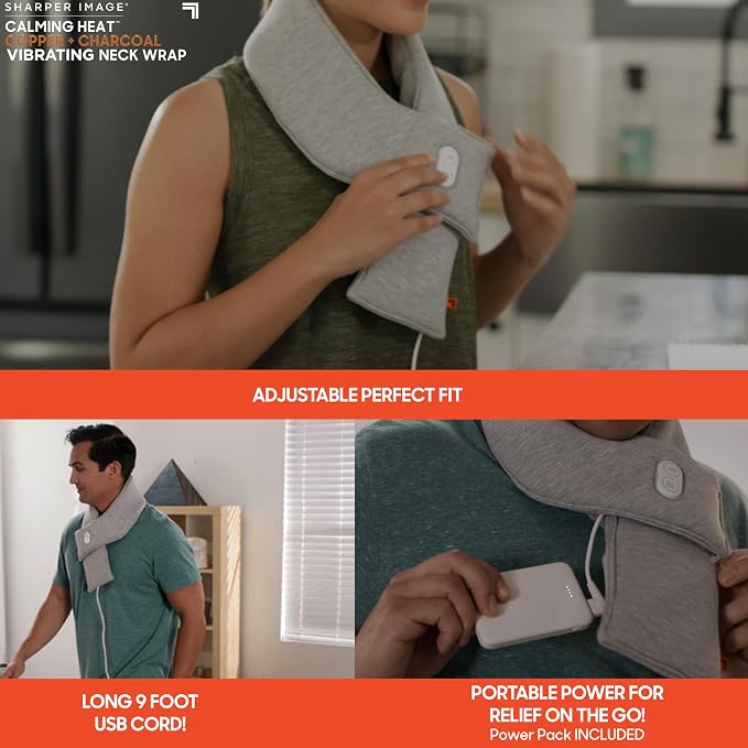 Calming Heat Neck Wrap by Sharper Image - Image 5