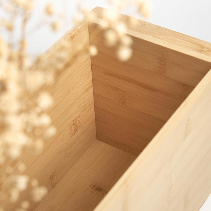 Bamboo Toilet Paper Holder & Bathroom Organizer by Alder Row, Freestanding - Image 7