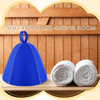 JaGely Sauna Hat for Men Women Sauna Hat Vaporarium Cap Russian Banya Cap for - Image 5