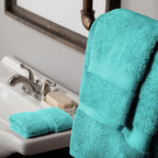SUPERIOR Egyptian Cotton Pile 3 Piece Towel Set, Includes 1 Bath, 1 Hand - Image 6
