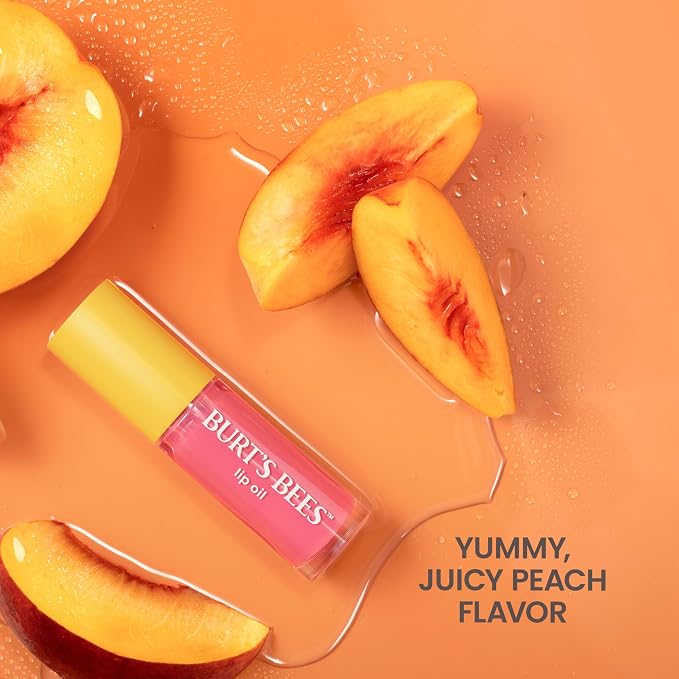 Burt's Bees Lip Oil Pink Sky, Instant Hydration, Nourishes and Softens Lips - Image 7
