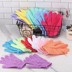 BTYMS 24 Pcs Shower Exfoliating Gloves Hand Exfoliating Glove Body Scrubber - Image 7